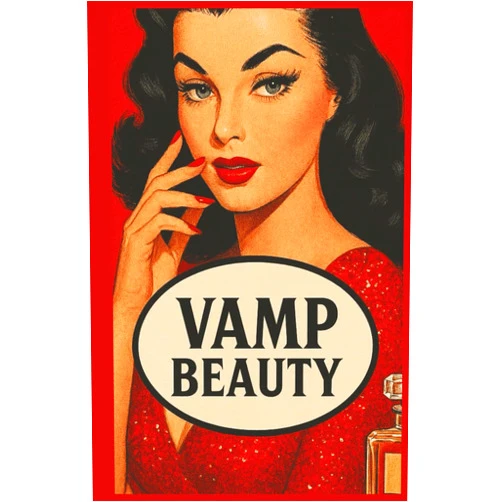 Love Love Apple Productions Vamp Vintage Glam Beauty Book Notebook: Beauty Tips, Tracker & 2026 Calendar –: Hardcover Lined Journal for Women: Hardcover 5.5 x 8.5 in, 120 Pages