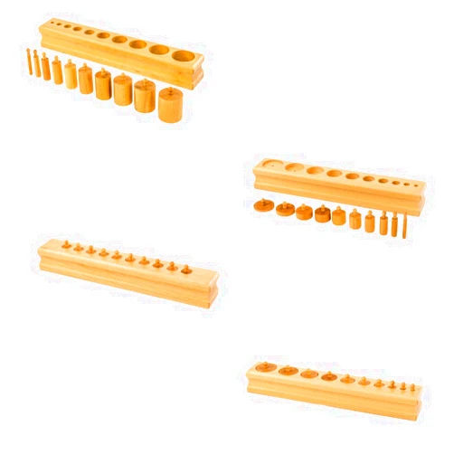 BSM Edufun- Cylinder Block, EF 91106/7/8/9, Multi-Coloured