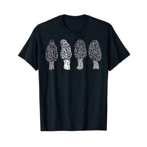Cool Vintage Fungi Foraging Lover Mycology Designs Funny Retro Morel Mushroom Hunting Gift For Men Women Hunter T-Shirt