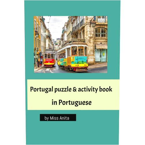 Miss Anita da Silva Portuguese Puzzle & Activity book in Portuguese (Portuguese Edition)