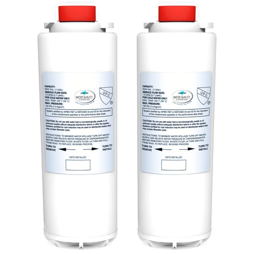 KrohneTec Compatible with Elkay51300C WaterSentry Filter (No RFID - 2 Pack)
