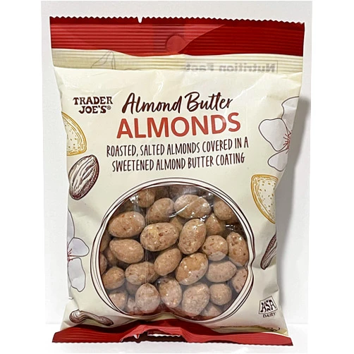TJ's Trader Joe's Almond Butter Almonds - Roasted, Salted Almonds Covered in a Sweetened Butter Coating