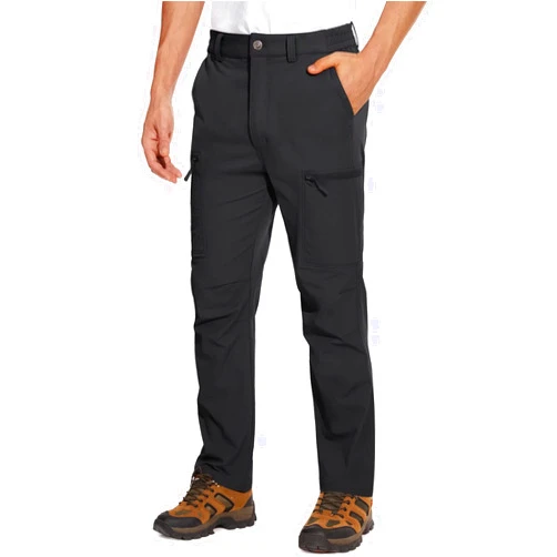 MAGCOMSEN Men's Hiking Pants 6 Pockets,Water Resistant Ripstop Outdoor Pants,Lightweight Quick Dry Fishing Work Pants