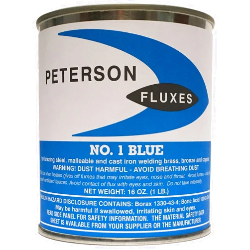 Peterson Fluxes Peterson #1 Blue Flux, Coarse Powder, 1 lb Can