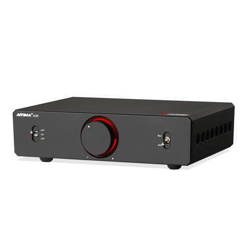 AIYIMA A20 2.1 Channel Power Amplifier,300Wx2 HiFi Fully Balanced Stereo Amp with Adjustable HPF&Sub Out,PFFB+TPA3255 Class D Amp,XLR/RCA Inputs,12V Trigger&Bypass Functions