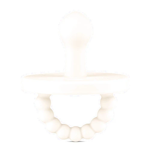 Ryan & Rose Cutie PAT Pacifier Teether (Bulb, Ivory)