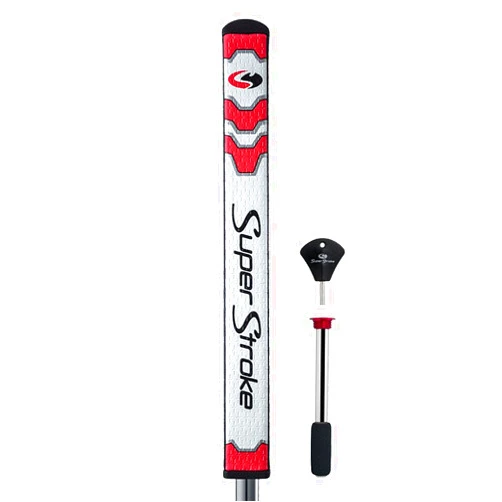 Super Stroke SuperStroke CounterCore™ Flatso™ Golf Putter Grip, Black/Blue| Consistent and Reliable Putting Stroke