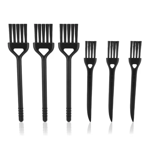 InnoHHustle 6pcs Anti Static ESD Brush for PC Lab Cleaning Brush for Keyboard, Electronics Cleaner Brushes Computer Keyboard, Small Portable Cleaning Kit for Printer Cleaner Gap Vent Track Narrow Space