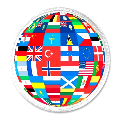 Apple Orange Gifts Flag Globe World - 3