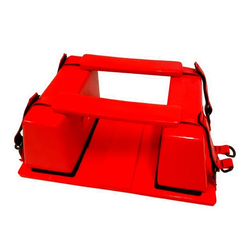 Global Safety We Are Here to Keep You Safe Orange Emergency Head Immobilizer with Straps