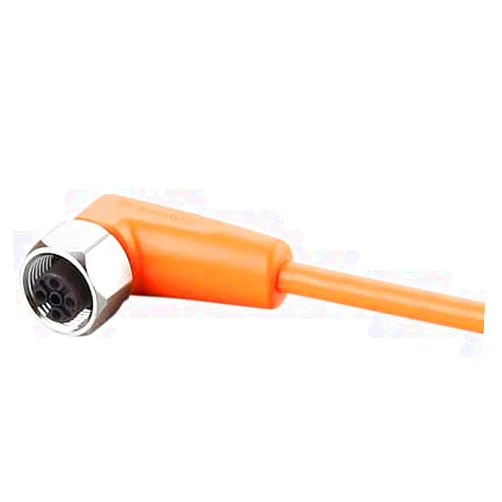 IFME EVT068, Cordset, R/A M12 F 5p to Cut end, 4wire 60m, PVC, Orange