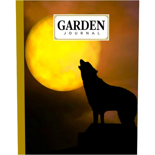 Helmuth Dittrich Garden Journal: Premium Wolf Cover Garden Journal, A Place To Organize, Plan, Record, and Dream About Your Vegetable Garden, 120 Pages, Size 8