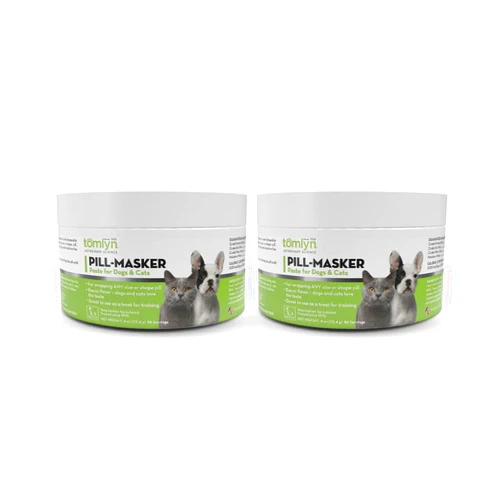 TOMLYN Pill-Masker Original Bacon-Flavored Paste for Dogs & Cats, 4oz, Pack of 2