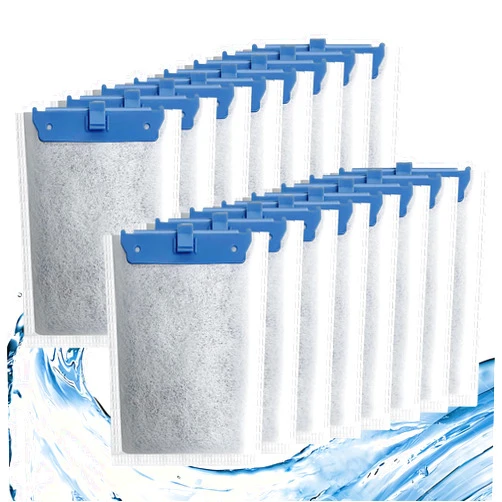 Pryitier 16 Pack Filter Cartridge for Tetra Whisper Bio-Bag Filters, Medium Replacement Filter Cartridges for Aquariums Compatible with Tetra Whisper Filters 10i/IQ10/PF10 and TetraFauna ReptoFilte
