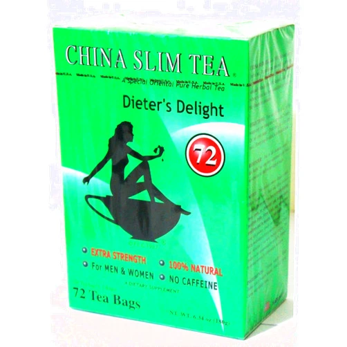 China Slim Tea Dieter's Delight 72 Tea Bags (NET WT 6.34 OZ (180 g) Made in USA