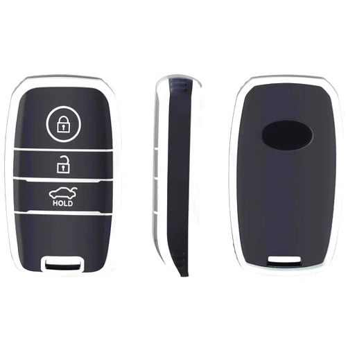 POSLAB Car Key Fob Cover Car Key Case for Kia K3 K4 for Zhipao Kx3 for Sorento K5 for Yipao Kx5 for Kaishen KX7 TPU Car Remote Key Case Cover Fob Shell Key Shell