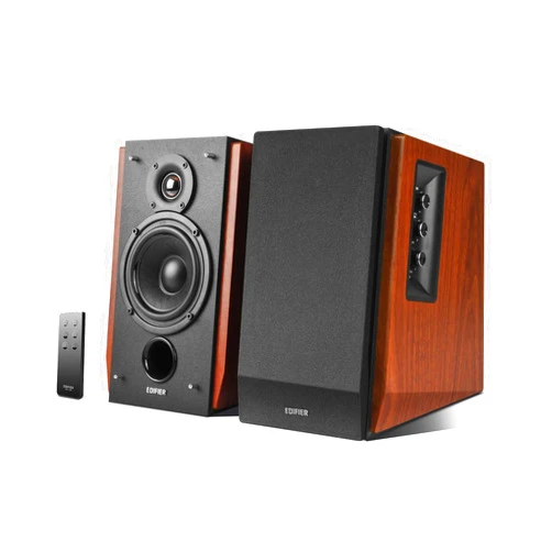 Edifier R1700BT Bluetooth Bookshelf Speakers - Active Near-Field Studio Monitors - Powered Speakers 2.0 Setup Wooden Enclosure - 66w RMS