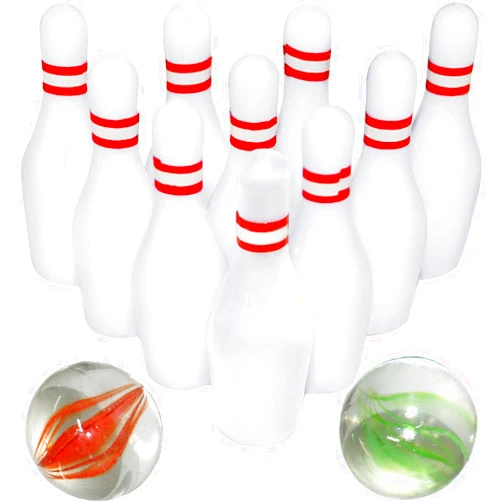 Jishi 6-Pack Mini Bowling Game Set Kids Party Favors Goodie Bag Stuffers, Small Prize Gifts for Adults Teens Boys Girls Bowler Birthday Supplies, Fun Indoor Tabletop Activities Finger Play Fidget Toys