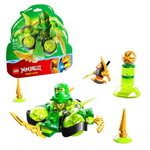 LEGO 71779 NINJAGO Lloyds Spinjitz Dragon Power Building Toy with Mini Figures Can Make Tricks, Collectible Building Kit for Boys and Girls, Gift Idea, from 6 Years