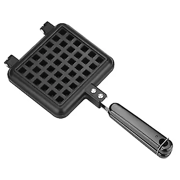 Tyenaza Waffle Baking Mold Pan Waffle Cone Maker Non-Stick Waffle Maker Pan Mould Household Kitchen Aluminum Alloy Waffle Cake Mold PotPress Plate Baking Tool for Household, Kitchen
