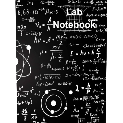 Naim Mustafa Lab Notebook: Laboratory Notebook for Students Graduate Student Researchers Lab Techs | Half 5 x5 Quad Half Blank | 8.5 x 11 inches