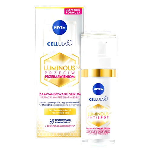 NIVEA Cellular Luminous630 Anti-Pigment Spot Intensive Serum (30 ml), Brightening Serum for an Even & Radiant Complexion, Face Care Against Pigment Spots.