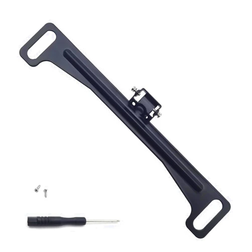 Icykale 1 PC Car Rearview Camera License Plate Frame Bracket, Metal Structure Waterproof and Shockproof Camera Installation Tool, Driving Recorder Stable Support Stand, Universal for Cars (Black)