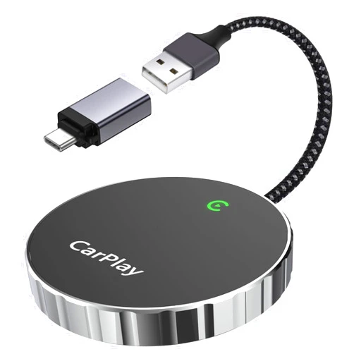 Casoda Newest Wireless CarPlay Adapter for Factory Wired Apple CarPlay Cars, Stable and Fast Connection Never Drop, Works with Almost All car Models