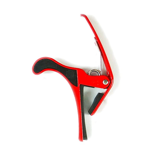 Aiersi Guitars Aiersi AG-AC-GC02-RD Capo Guitar, One Touch, Red, Easy Installation, Electric Acoustic Fork, Classic Use