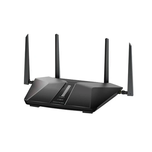 NETGEAR Nighthawk WiFi 6 Router (RAX43) - Security Features, 5-Stream Dual-Band Gigabit Router, AX4200 Wireless Speed (Up to 4.2 Gbps), Covers up to 2,500 sq.ft. and 25 Devices