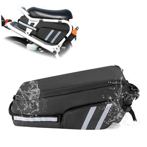HODRANT Waterproof Under Seat Bag Compatible with Honda Ruckus 2010-2024 Scooter, Cling to Side Frame Box Scooter Under Seat Storage Organizer with Shoulder Strap for Motorcycle Accessories, Bag Only