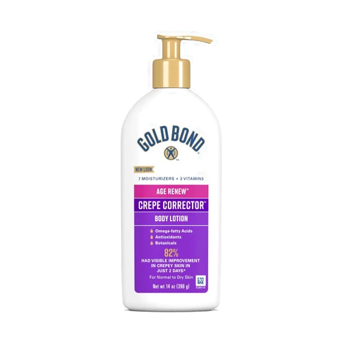 Gold Bond Age Renew Crepe Corrector Body Lotion, Replenishing & Smoothing Formula, 14 oz., Packaging may vary