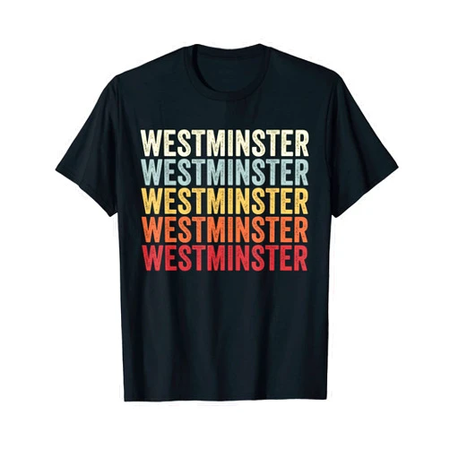 Westminster Louisiana Westminster LA Retro Vintage Text T-Shirt