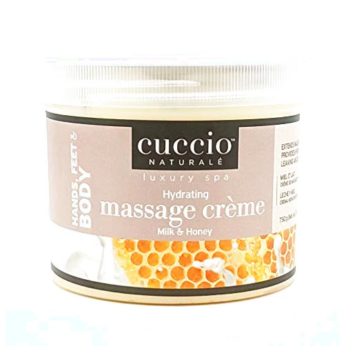 Cuccio Naturale Milk and Honey Hydrating Non-Oily Massage Creme 26 oz
