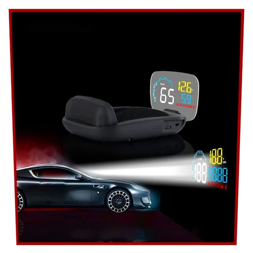 Generic Head-up Display C600 OBD2 Smart Display Speedometer Temperature Car Electronics Speed Projector HUD On The Windshield