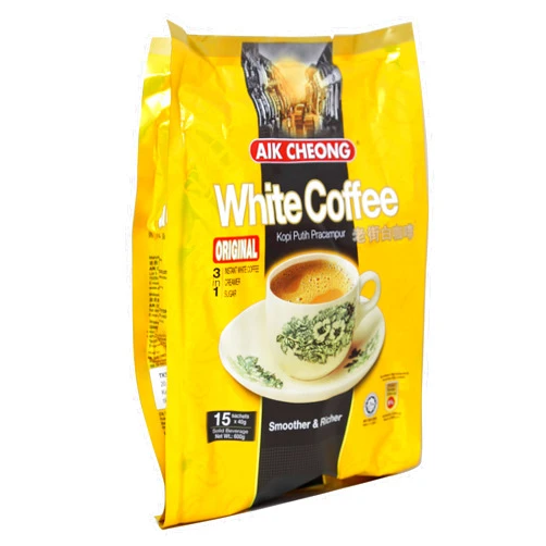Coffee Tea & More Aik Cheong Instant 3 in 1 White Coffee Tarik Original 600g. (40g.x15 Sachets)