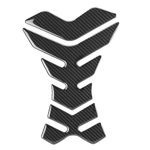 Aramox Motorcycle Tank Sticker, Carbon Fiber MotorcycleOil Gas Tank Pad Moto Protector Pannier Stickers Decals Universal