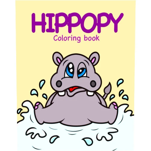 Ida Maria Samson Hippopy Coloring Book for Kids 1-6 year olds Learn Feelings and Emotions with Hippopy