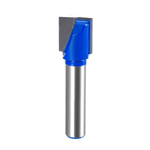 uxcell 13mm Dia 8mm Shank Bottom Cleaning Router Bit, 2 Flutes Carbide Tipped Cutter Uncoated for Woodworking