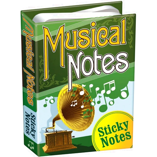 The Unemployed Philosophers Guild Musical Notes - Sheet Music Themed 3.25