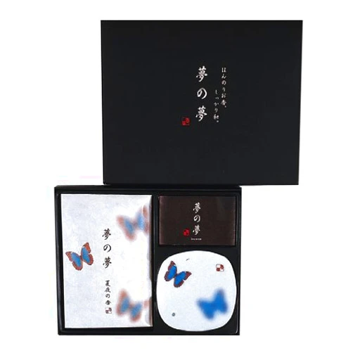 Nippon Kodo Yume-No-Yume (Dream of Dreams) - Incense and Ceramic Plate