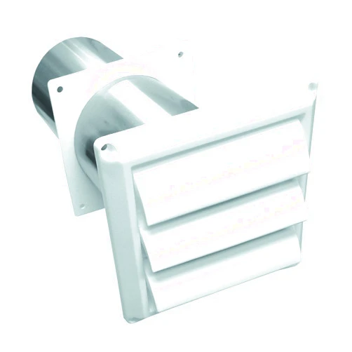 Lambro White 4-inch Plastic Louvered Vent (267W)