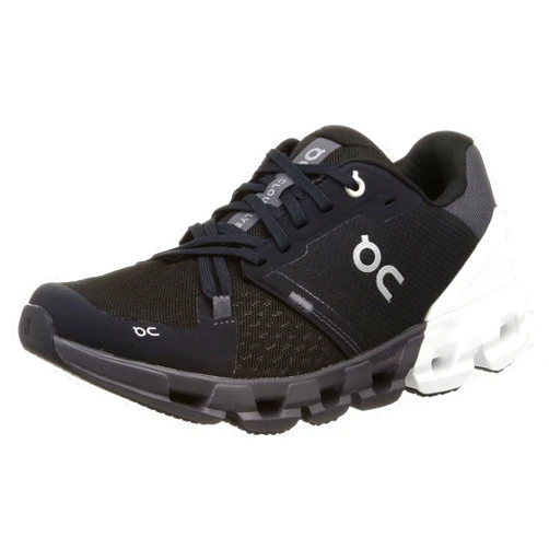 ON Men's Cloudflyer 4 Running Shoe, Black/White, 8