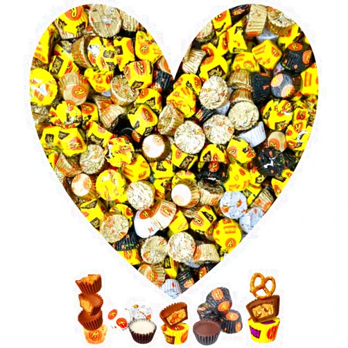 MASHBOX ReesesPeanut Butter Cups Assortment Miniatures Peanut Butter Cups Candy (2 Pounds)