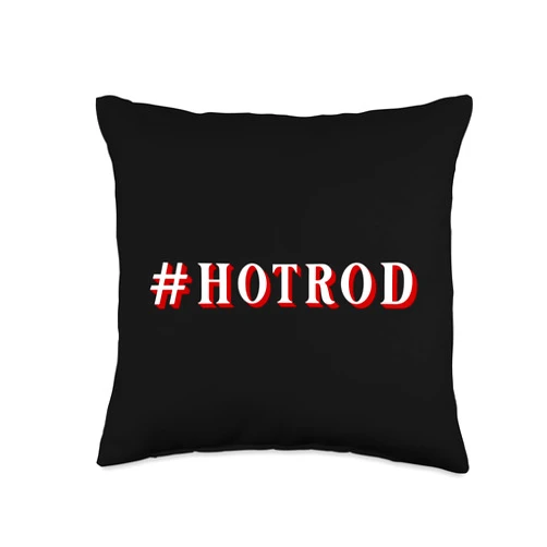 Visit The Hot Rods #hotrod - Vintage Hot Rod Throw Pillow