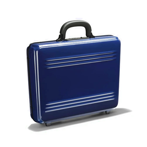 ZERO Halliburton Edge Lightweight Brilliant Attaché Collection (Blue, Medium Attaché) Medium Attaché Blue