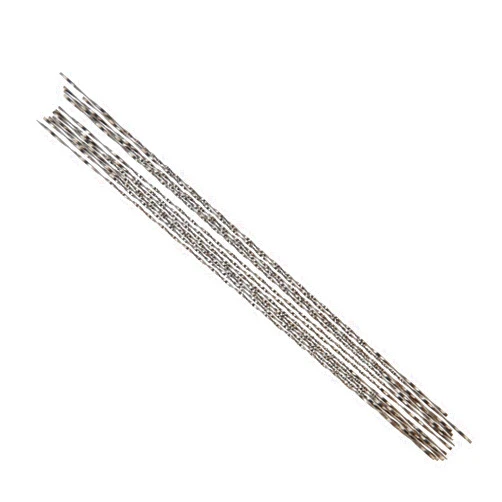 ZJchao Scroll Saw, 12pcs Scroll Saw Blades with Spiral Teeth Fine Cut Scroll Saw Blades Pin End for Wood Metal Plastic Cutting Sawing Carve(#7)
