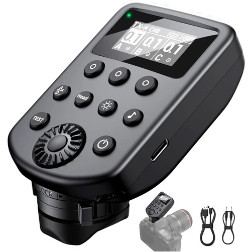 AODELAN Wireless Flash Trigger Compatible with Profoto Air1 and Air2 System for Profoto A1X, B1X, B3, B10, D2, Pro10,100 Channels 6 Groups for Canon, for Sony, for Nikon, for Olympus,for Fujifilm Cameras