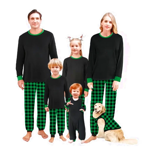 IPajamas Christmas Pajamas for Family Matching Family Christmas Pajamas Matching Sets Xmas Pjs Sleepwear(QA2-Q, 5 Q)
