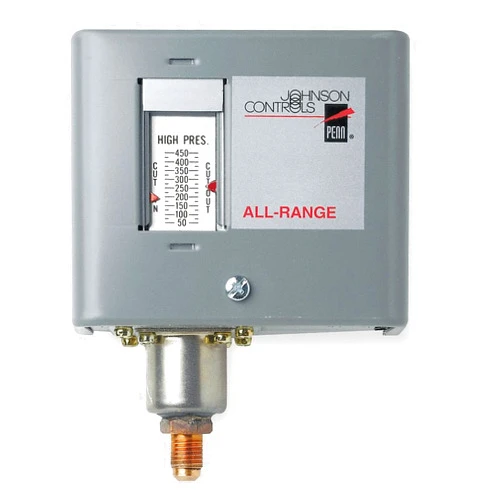 Johnson Controls P170DA-400C Penn Series P170 Standard Electromechanical Pressure Control, Open High SPST Switch, 200-610 psi, Manual Reset Lockout, 1/4